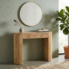 PRITI Mango Wood Dressing Table Console - Natural