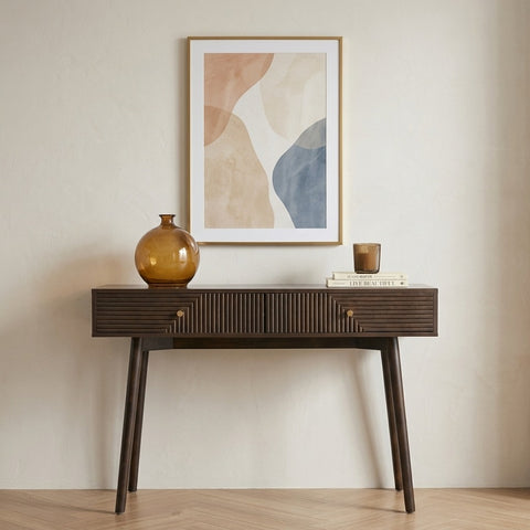 PRITI Dressing Table Console - Walnut