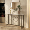 PRITI Stainless Steel Console Table for Living Room