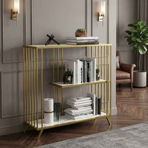 PRITI Stainless Steel Console Table for Living Room