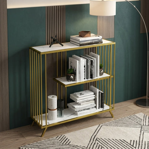 PRITI Stainless Steel Console Table for Living Room