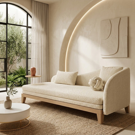 PRITI Lounge Chaise Sofa Cum Bed