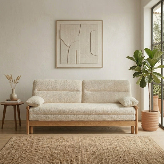 PRITI Solid Wood Sofa Cum Bed | Easy Folding Sofa Cum Bed