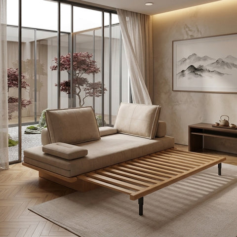 PRITI Pull Out Sofa Come Bed With Underneath Storage Drawers