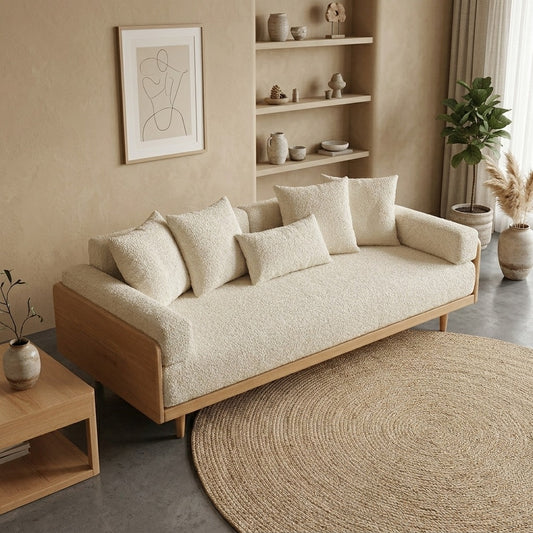 PRITI Solid Wood Sofa Cum Bed