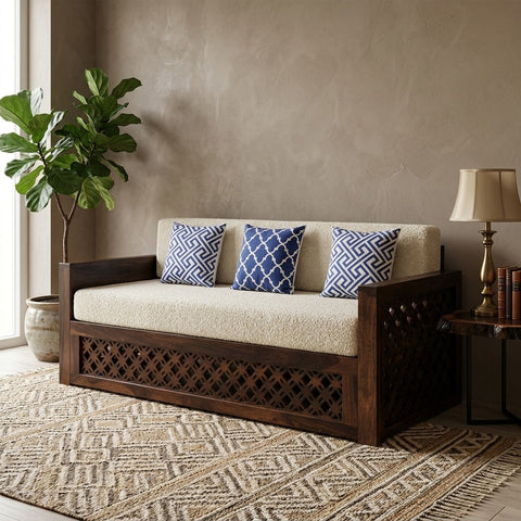 PRITI Sofa Come Bed Sheesham Wood
