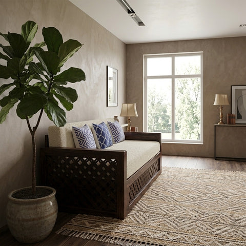 PRITI Sofa Come Bed Sheesham Wood
