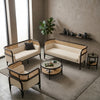 PRITI Solid Wood 3 + 2 +1 Sofa Set for Living Room