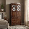PRITI 2 door sheesham wood wardrobe