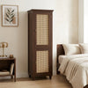 PRITI single door sheesham wood wardrobe