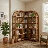 PRITI Sheesham Wood Ladder Book Shelf (Honey Finish)