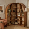 PRITI Sheesham Wood Ladder Book Shelf (Honey Finish)
