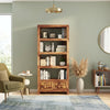 PRITI Solid Wood Sheesham Bookshelf