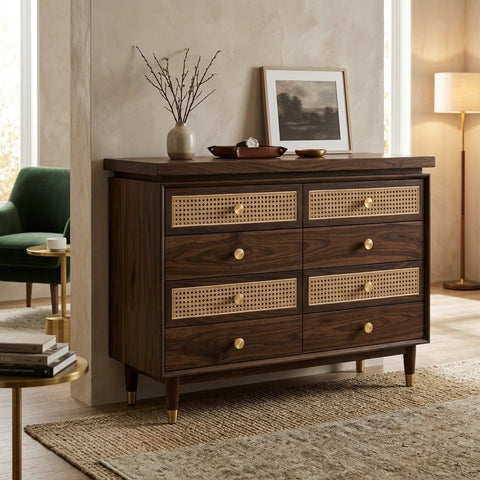 PRITI Solid Sheesham Wood Chest Of Drawers for Living Room | Bedroom
