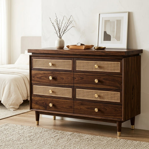 PRITI Solid Sheesham Wood Chest Of Drawers for Living Room | Bedroom