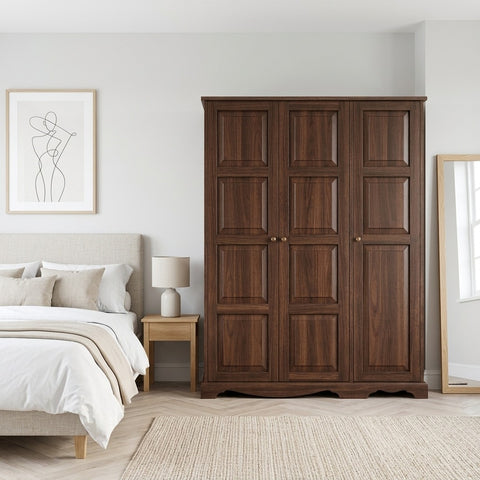 PRITI Sheesham Wood 3 Door Wardrobe