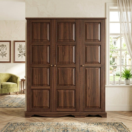 PRITI Sheesham Wood 3 Door Wardrobe