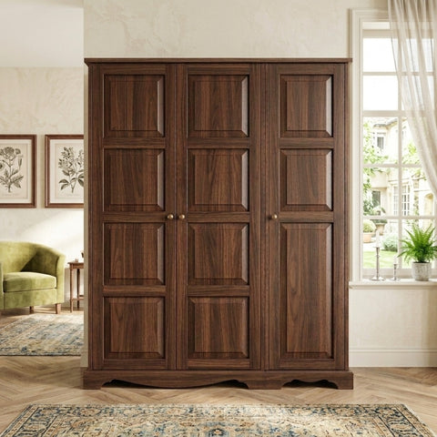PRITI Sheesham Wood 3 Door Wardrobe