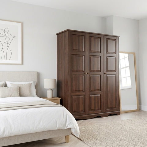PRITI Sheesham Wood 3 Door Wardrobe