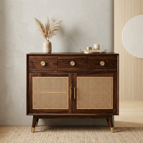 PRITI Solid Sheesham Wood Chest Of Drawers for Living Room | Bedroom