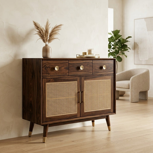 PRITI Solid Sheesham Wood Chest Of Drawers for Living Room | Bedroom