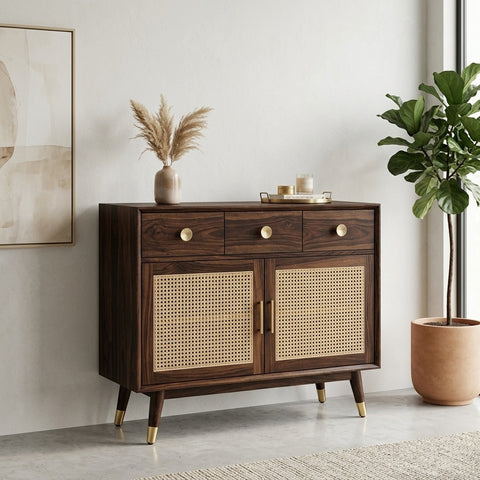 PRITI Solid Sheesham Wood Chest Of Drawers for Living Room | Bedroom
