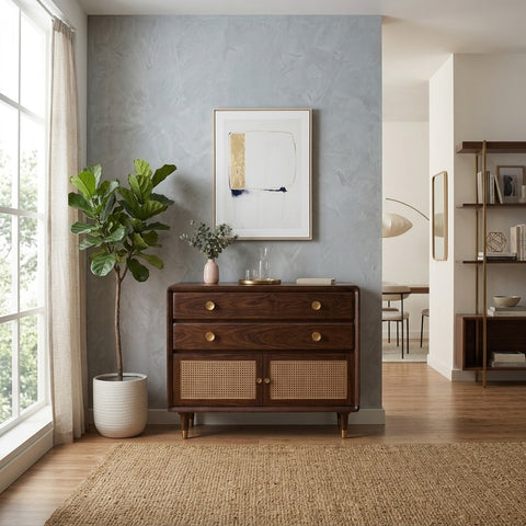 PRITI Solid Sheesham Wood Chest Of Drawers for Living Room | Bedroom