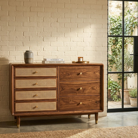 PRITI Solid Sheesham Wood Chest Of Drawers for Living Room | Bedroom