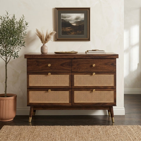 PRITI Solid Sheesham Wood Chest Of Drawers for Living Room | Bedroom