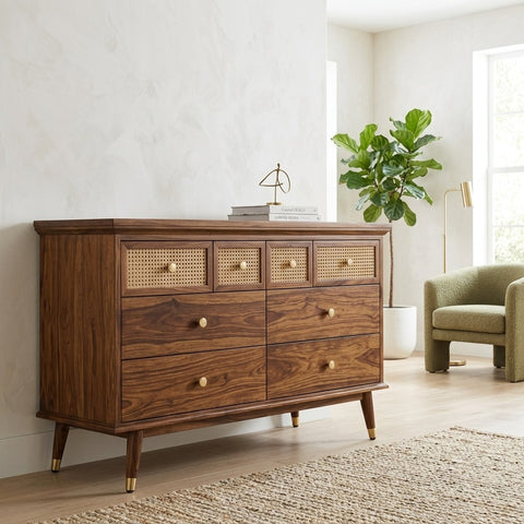 PRITI Solid Sheesham Wood Chest Of Drawers for Living Room | Bedroom