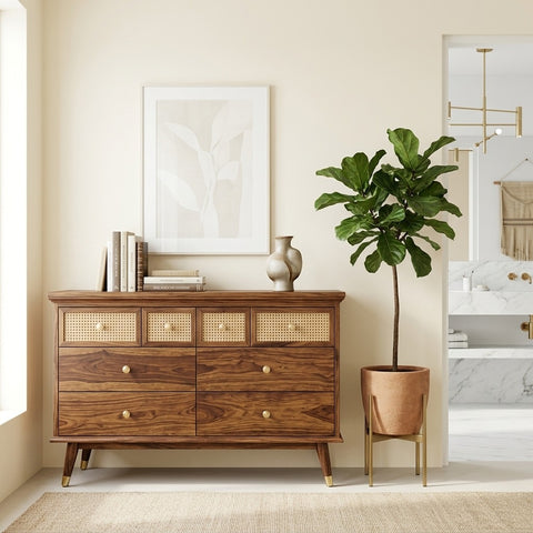 PRITI Solid Sheesham Wood Chest Of Drawers for Living Room | Bedroom
