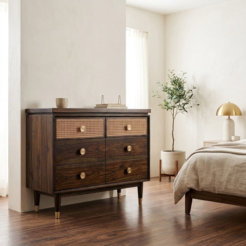 PRITI Solid Sheesham Wood Chest Of Drawers for Living Room | Bedroom