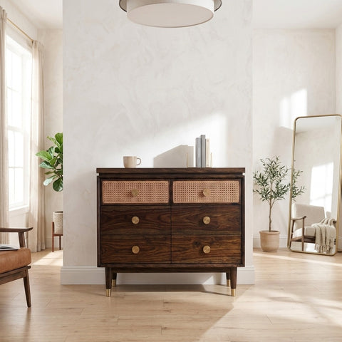 PRITI Solid Sheesham Wood Chest Of Drawers for Living Room | Bedroom