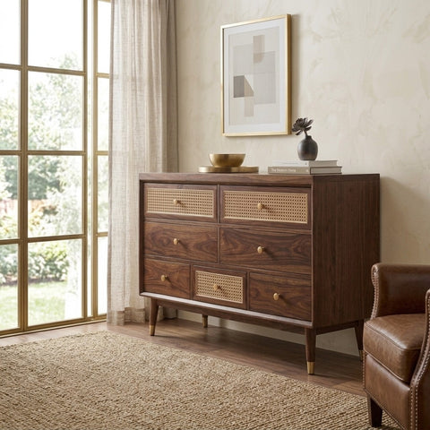 PRITI Solid Sheesham Wood Chest Of Drawers for Living Room | Bedroom