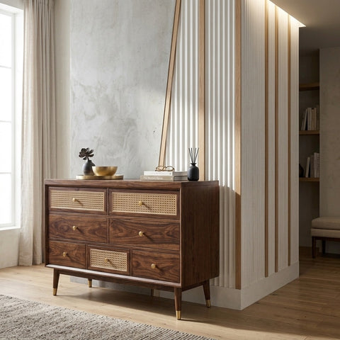 PRITI Solid Sheesham Wood Chest Of Drawers for Living Room | Bedroom
