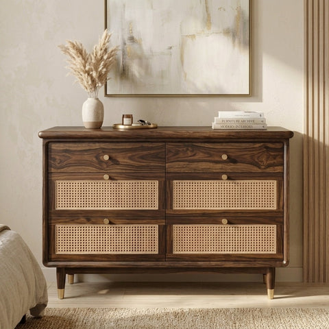 PRITI Solid Sheesham Wood Chest Of Drawers for Living Room | Bedroom