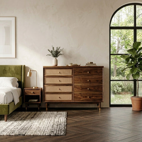 PRITI Solid Sheesham Wood Chest Of Drawers for Living Room | Bedroom