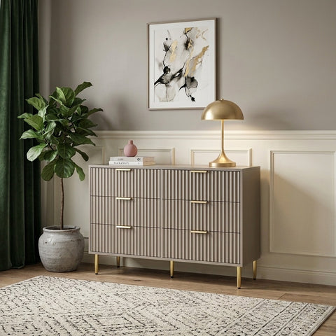PRITI 6 Drawer Chest for Living Room