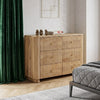 PRITI Mango Wood 6 Drawer Chest - Natural