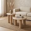 PRITI Marble Coffee Table Set of 2