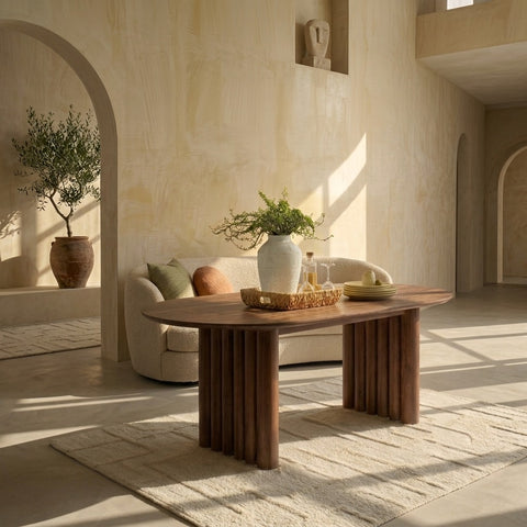 PRITI  Parawood 6 Seater Dining Table