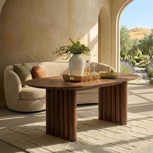 PRITI  Parawood 6 Seater Dining Table