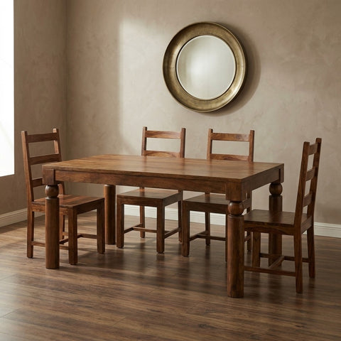 PRITI Mango Wood 6 Seater Dining Table