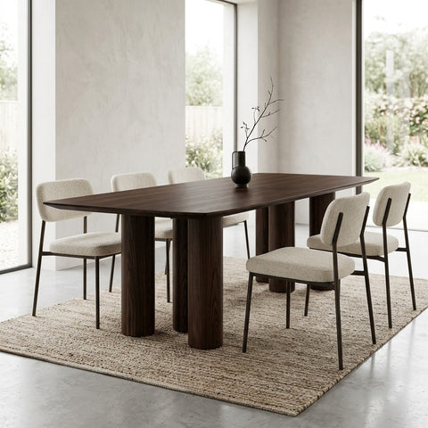 PRITI Plywood 8 Seater Dining Table