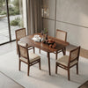 PRITI 4 Seater Solid Sheesham Wood Dining Table