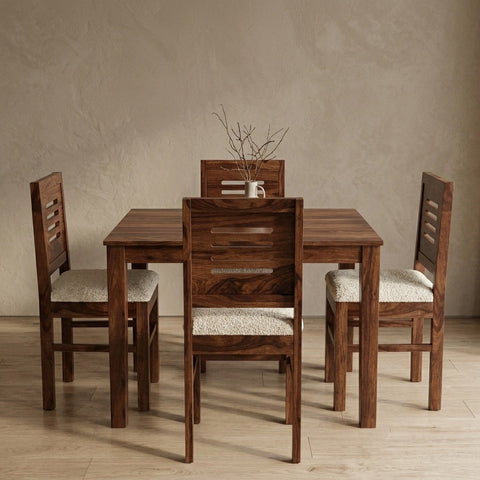 PRITI 4 Seater dining table made of solid sheesham wood