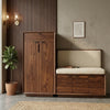 PRITI Solid Wood Sheesham Shoe Rack (walnut sheesham finish)