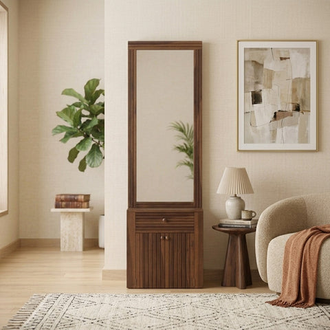 PRITI Sheesham Wood dressing table with seating