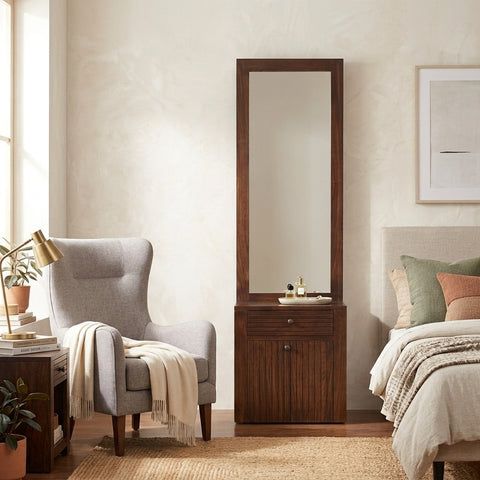 PRITI Sheesham Wood dressing table with seating