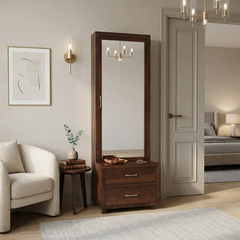 PRITI Sheesham Wood dressing table with storage
